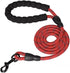 5ft Dog Leash with Padded Foam Handle Reflective Rope Leashes Heavy Duty No Pull Strong Nylon Leash for Small and Medium Dogs Walking Training 1/2...