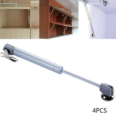 80N/18 lb Gas Strut Cabinet Hinge Safety Lift Support, Gas Shock and Soft Opening and Cushioning Telescopic Cabinet Door Rubber Head Gas Spring Su...