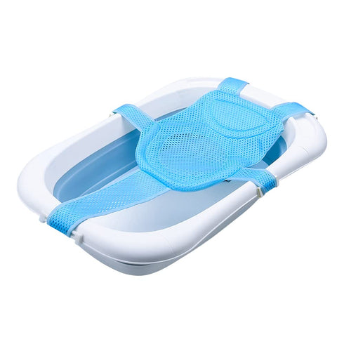 Baby Bath Seat Support Net Newborn Bath Cushion Pad Anti-Slip Infant Bathtub Sling Shower Mesh Mat Soft Bath Net Bath Pillow Adjustable Shower Pad...