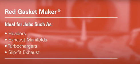 Permatex 34628 Right Stuff 90 Minute Red High Temperature Gasket Maker, 3 oz...