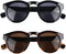 2 Pack Reading Sunglasses Bifocal for Women,Outdoor Reader Glasses Vintage Round Shape...