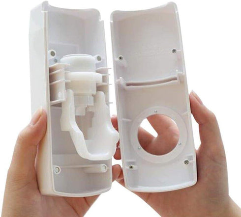 Hands Free Toothpaste Dispenser Automatic Toothpaste Squeezer with 5 Toothbrush Holds,No Power Required(White)...