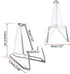 10pcs Transparent Acrylic Stands Mini Coin Display Stand Easel Holder Rack Shelf For Collectable Challenge Medals Card Holder Mini Coin Display St...