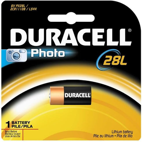Duracell PX28LBPK Photo Batteries, Size 6.0 Volt Lithium...