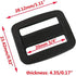 30 Pcs 3/4 Inch Black Plastic Tri-Glide Slides Button Adjustable Webbing Triglides Slider Buckle for Belt Backpack and Bags (3/4" 20mm)...