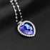 | Stunning Heart of The Ocean Necklace from Titanic Movie | Premium Alloy Silver and 1.3 x 1.38 Inches Swarovski Crystal | Definitely The Best Pre...