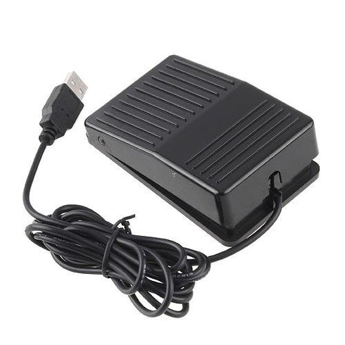 iKKEGOL USB Foot Switch Singal Pedal Footswitch Game Control Action HID for Keyboard Mouse PC Laptop...