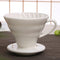 Ceramic Coffee Dripper Pour Over Cone Coffee Maker (white, 02)...