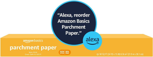Amazon Basics Parchment Paper, 90 Sq Ft Roll...