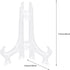 12pcs Photo Frame Stand Desk Easel Clear Monitor Stand Book Display Stand Acrylic Easels Novel Display Stand Plate Stands for Display Picture Fram...