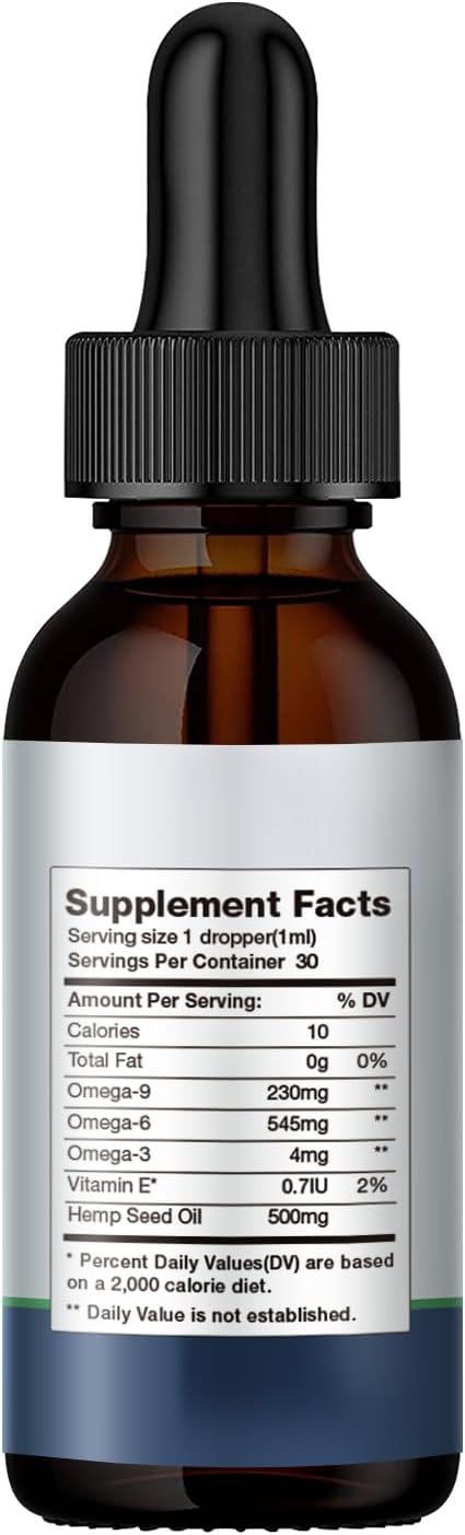 Natural Oil for Dogs and Cats - Natural Oil Drops with Omega Fatty Acids - Hip and Joint Support and Skin Health 24030775...