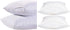 4 Pack Deluxe Zippered Vinyl Pillow Covers - Waterproof Protectors for Longer Lasting Pillows. Standard Size 20"x29". Ideal for Home, Hotel and Ho...