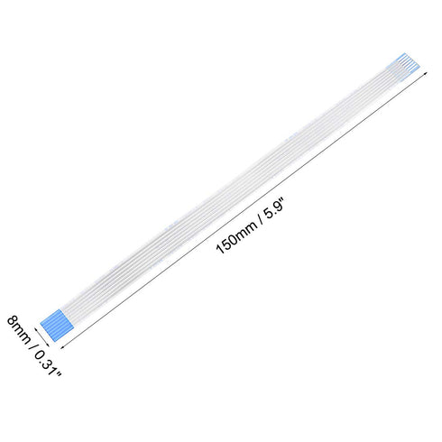 uxcell Flexible Flat Cable,150mm 1mm Pitch 7 Pins FPC FFC Flexible Ribbon Cable for LCD TV Car Audio DVD Player 5Pcs (B Type)...