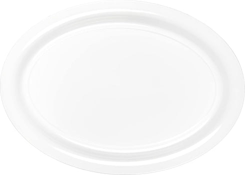Carlisle FoodService Products Displayware Plastic Catering Platter 21" x 15" White...