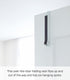 Yamazaki Alloy Steel Home 7162 Over The Door Hooks - Folding Hanging Coat Rack, Black...