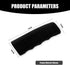 Pack of 1 Wave Shaped Handbrake Protector, Car Handbrake Cover, Silicone Decorative Cover, Universal for Most Car (Black)...