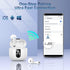 Wireless Earbuds, 2024 Bluetooth Headphones V5.3 Ear Buds Built-in ENC Noise Cancelling Mics, 40H Stereo Bass Bluetooth Earbuds with Dual LED Disp...
