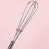 Whisks Stainless Steel Mini Wire Whisks Set of 2 Portable Stainless Steel Kitchen Tiny Whisk Egg Beater with Thick Wire for Cooking Blending Whipi...