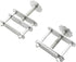 5PCS Laboratory Flow Control Tube Clamp Adjustable Rotating Screw Compressor Hose Clamp Spring Screw Stopper Latex Teaching Instrument used in Che...