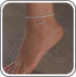 Boho Layered Pearl Ankle Bracelet Gold Baroque Pearl Anklet Bracelet Vintage Pearl Bead Chain Anklet Bracelet Round Pearl Chain Anklet Foot Chain ...