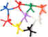 Refrigerator Magnets, 10pcs Mini Man Flexible Fridge Magnets, Cute Rubber Magnet Magnetic for Adults Office Fun Decorative Decoration (10)...