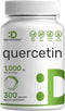 DEAL SUPPLEMENT Quercetin 1,000mg Per Serving, 300 Capsules – Healthy Immune Support Supplements, High Bioavailable Flavonoids, Natural Antioxidan...