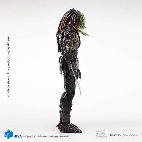 Hiya Toys Exquisite Mini Series 1/18 Scale 5 Inch Predators Battle Damage Berserker Predator Action Figure...
