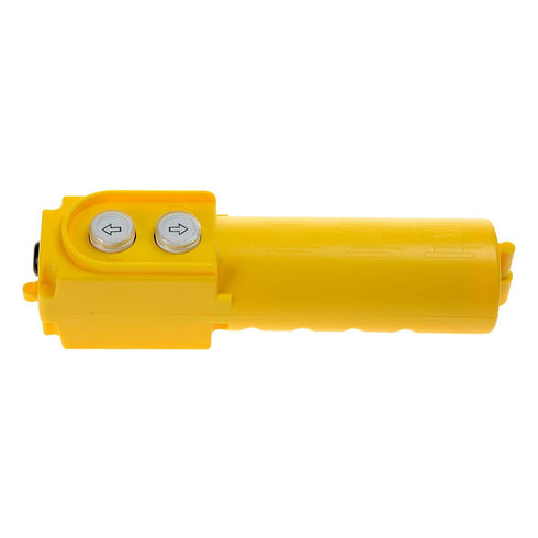 YXQ 2 Ways Hoist Up Down Switch Rainproof Pendant C0B-61DR Push Button Control Crane Station Heavy Machinery Yellow...