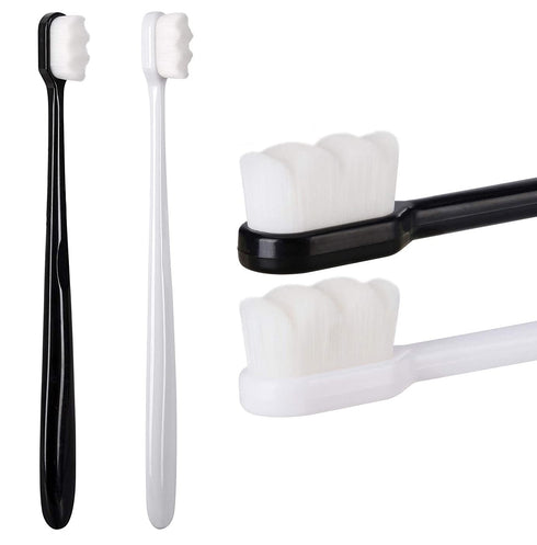 hongjin Extra Soft Toothbrush, Ultra Soft-bristled Adult Toothbrush Micro Nano 15000 Floss Bristle Good Cleaning Effect for Sensitive Teeth Oral G...