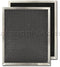 Carbon Range Hood Filter 8 3/4" x 10 1/2" x 3/8", Pack of 2