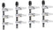 Aquarium Fish Tank Air Flow Control Lever Pump 3 Way Inline Manifold Air Flow Pump Tubing Splitter Lever Control Valve 4-Pack...