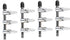 Aquarium Fish Tank Air Flow Control Lever Pump 3 Way Inline Manifold Air Flow Pump Tubing Splitter Lever Control Valve 4-Pack...