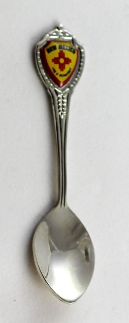 New Mexico State Souvenir Collectible Mini Spoon 3" lpco...