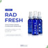 3 Pack Rad Fresh Natural Retainer Cleaner Spray With Food Grade Hydrogen Peroxide Dentist Designed Denture, Aligner, Night Guard, Sports, Sleep Ap...