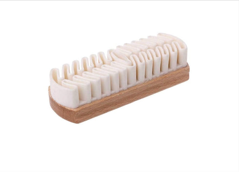 Rubber Crepe Soft Shoe Brush - Suitable for Leather Cleaning Suede & Nubuck Boots, Bags and Belts (Handcrafted Suede Brush for Shoes), Multicolour...