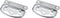 Chest Ring Pull Handle (80mm/3.15") 2Pcs, Iron Spray Paint Folding Pull Handle - for Home Lifting Door Chest Toolbox, Silver...