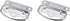 Chest Ring Pull Handle (80mm/3.15") 2Pcs, Iron Spray Paint Folding Pull Handle - for Home Lifting Door Chest Toolbox, Silver...