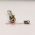10 pieces Name on rice glass vial pendant screw cap bottle, wish bottle clear glass bottle charms (Bend tube)...