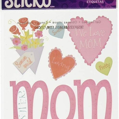 Sticko Sticker Themed-Happy Mother's Day 52-01075, Other...
