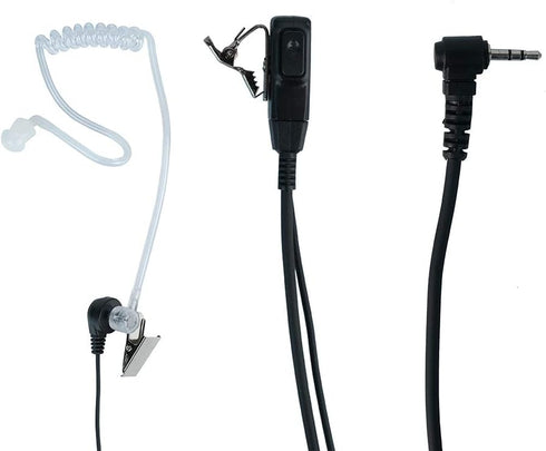 Caroo Earpiece Headset with Mic PTT for Uniden GMR Walkie Talkie 1 Pin MR5089-2CKHS SX507-2ckhs GMR1636-2C Two Way Radio with Covert Air Tube...