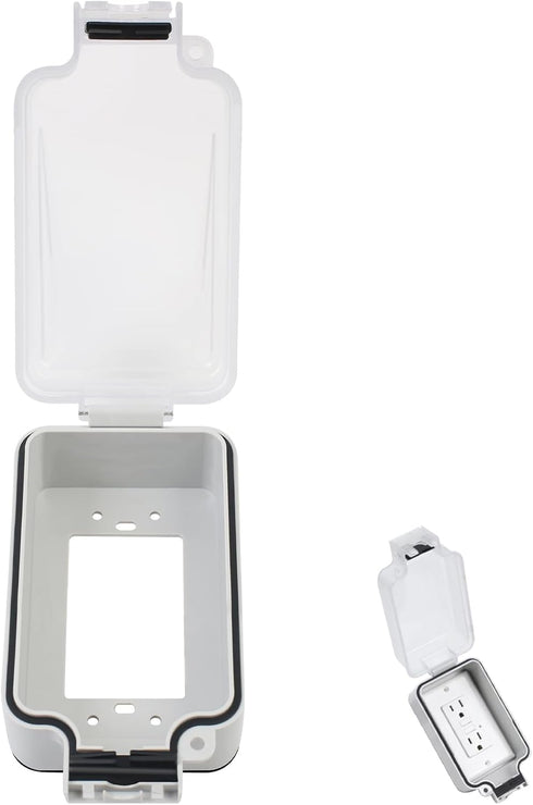 Electrical Outdoor Outlet Cover, Weatherproof Heavy-Duty Receptacle Outlets Cover Easy Install, Secure Fit for Outdoor In-Use...