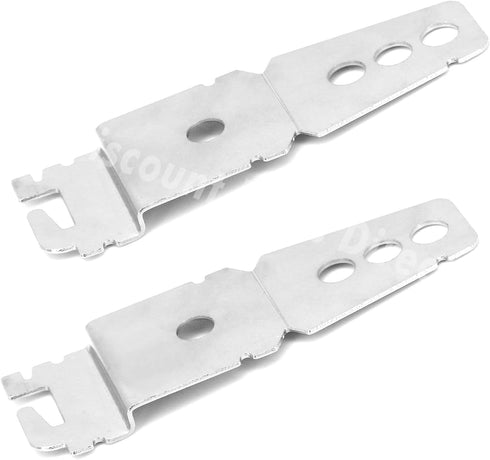 2 Pack 8269145 Dishwasher Mounting Bracket Replacement Parts with Screws Exact Fit for Kenmore Whirlpool KitchenAid Dishwasher, Replaces 8269145 WP8269145VP