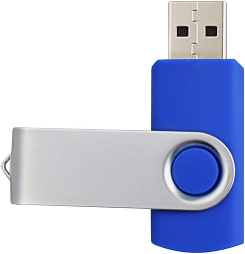 Aiibe 10 Pack 4GB 4G Flash Drive USB Flash Drive Thumb Drives USB 2.0 Memory Stick Wholesale/Lot/Bulk (4GB, 10 Pack, Blue)...