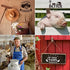 20 Pieces Farmhouse Stencils Reusable Farm Painting Stencils Farm Theme Drawing Art Template for Scrapbooking Drawing Tracing DIY Furniture Wall F...