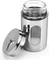 Accmor 2pcs Salt and Pepper Shakers,Stainless Steel Shaker for Salt Powder Sugar Cinnamon Pepper, Spice Dispenser with Adjustable Pour Holes,Silve...