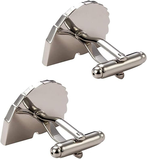 Playing Card Cufflinks for Men (Silver)...