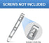SENCUT Deep Carry Pocket Clip Only Knives, NOT Screws Included, Length: 2.28"(58mm), SA15B (Long Plain)...