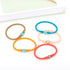 Silicone dainty Freshwater Pearl Bracelets,Womens Charm Bangle Jewelry,Colored Dainty Personalized Stretch Mood Rubber Bands Bangles for Men and W...