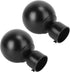 Artibetter 2pcs Roman Pole Decorative Head Curtain Pole Finials Curtain Rod Finials Drapery Finials Curtain Rod Ends End Cap Finial Curtain Rail E...