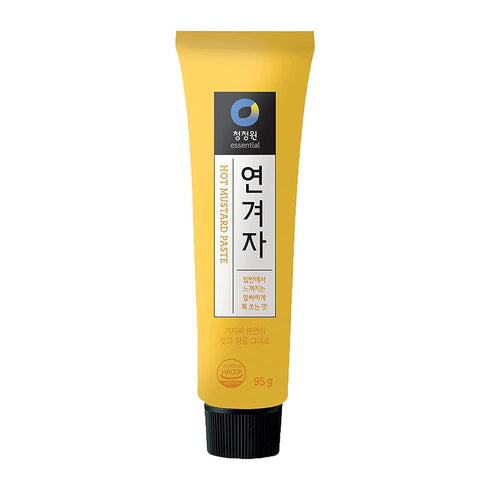 Minecook Korean Premium Hot Spicy Yellow Mustard Paste Sauce, No Additives, All Natural, 3.35oz...